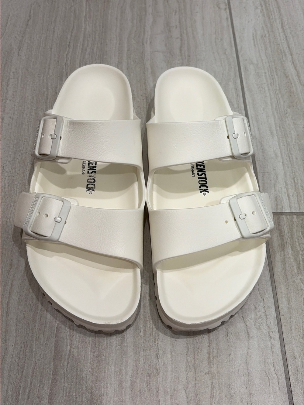 Birkenstock Arizona Lightweight EVA Sandals in White - Picture 2 of 4